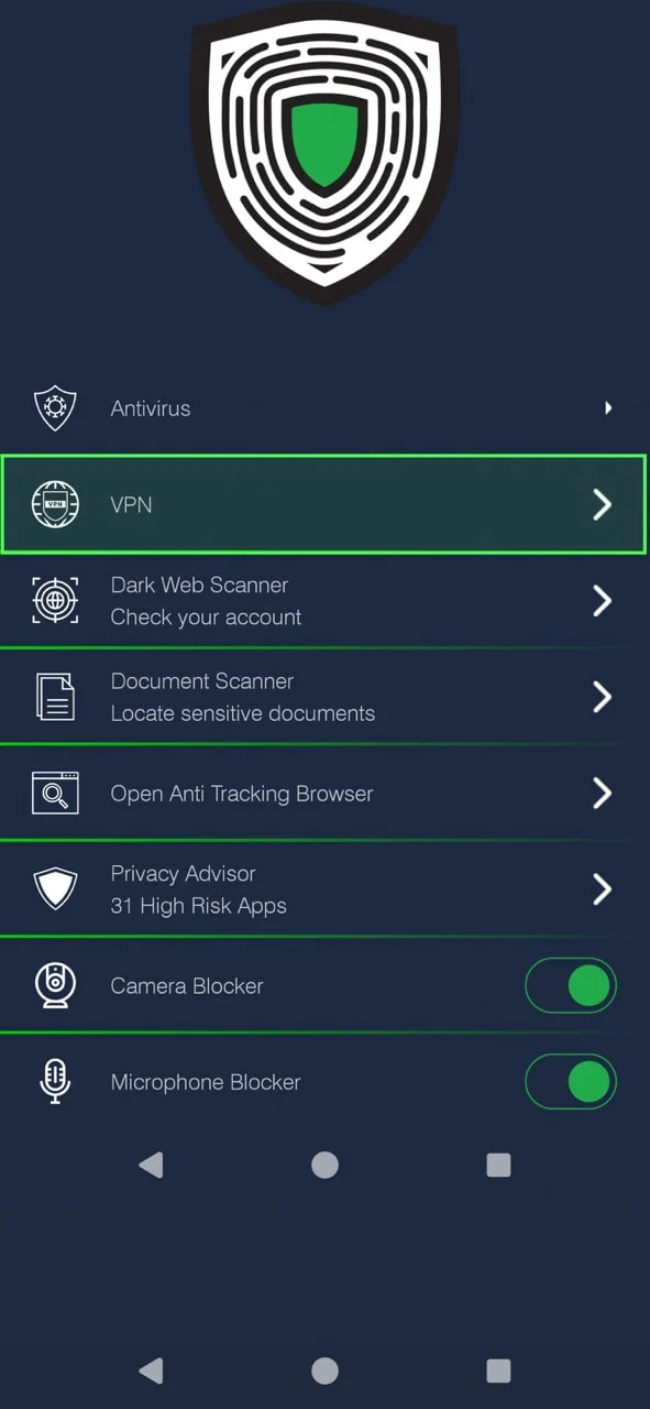 VPN Connection Dashboard